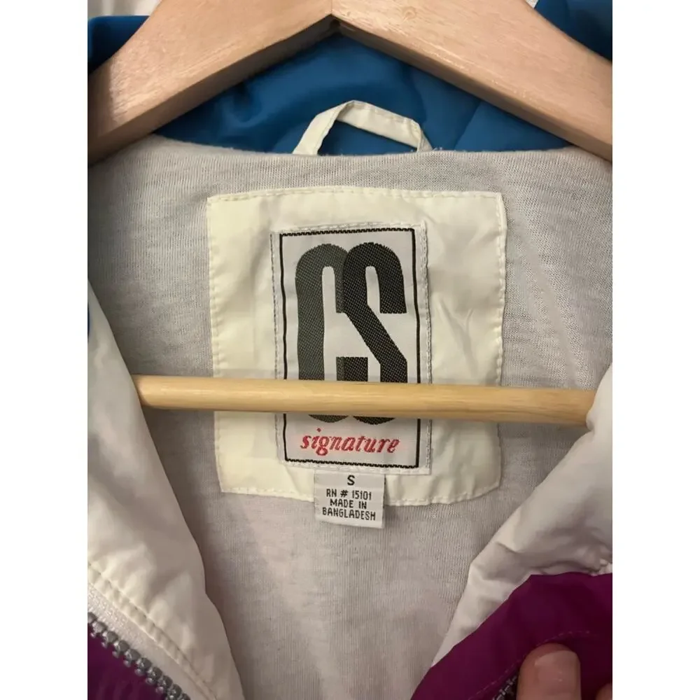 Vintage CS Signature Colorblock Windbreaker Jacket